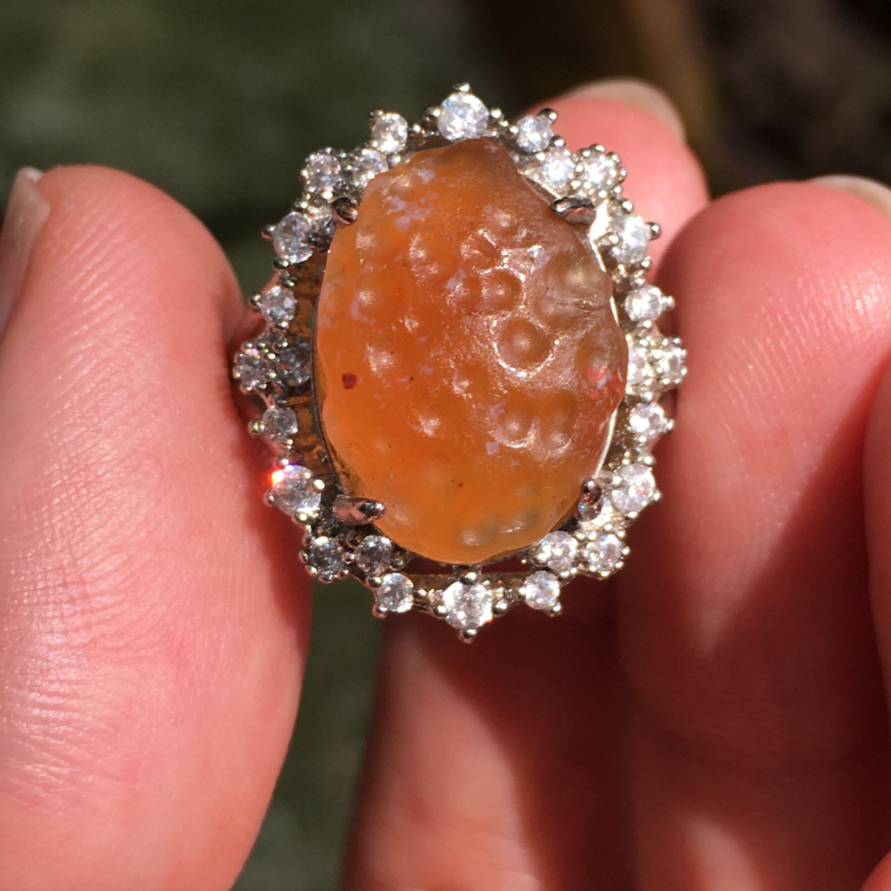 Gobi Agate | 天然原石 戈壁瑪瑙 老黃糖 指環