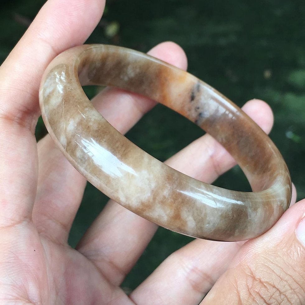 サムネイル： Jade | 地表籽料 啡貓 手鐲 57