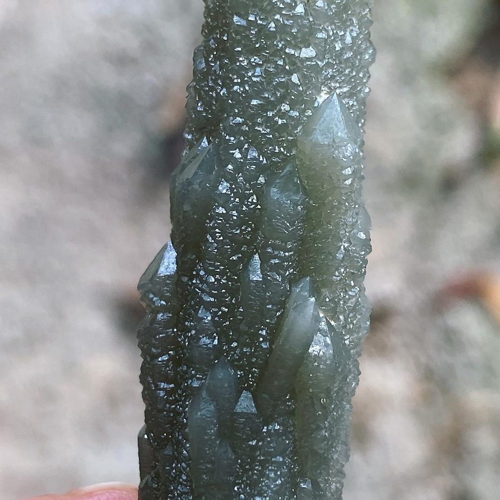 縮圖：Green Quartz , Inner Mongolia | 內蒙古 綠水晶 標本