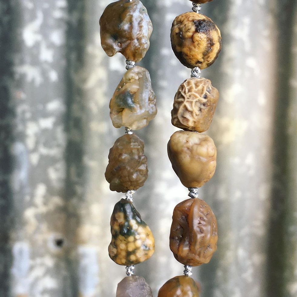 Thumbnail: Gobi Agate | Sale 戈壁瑪瑙 筋脈 頸鏈