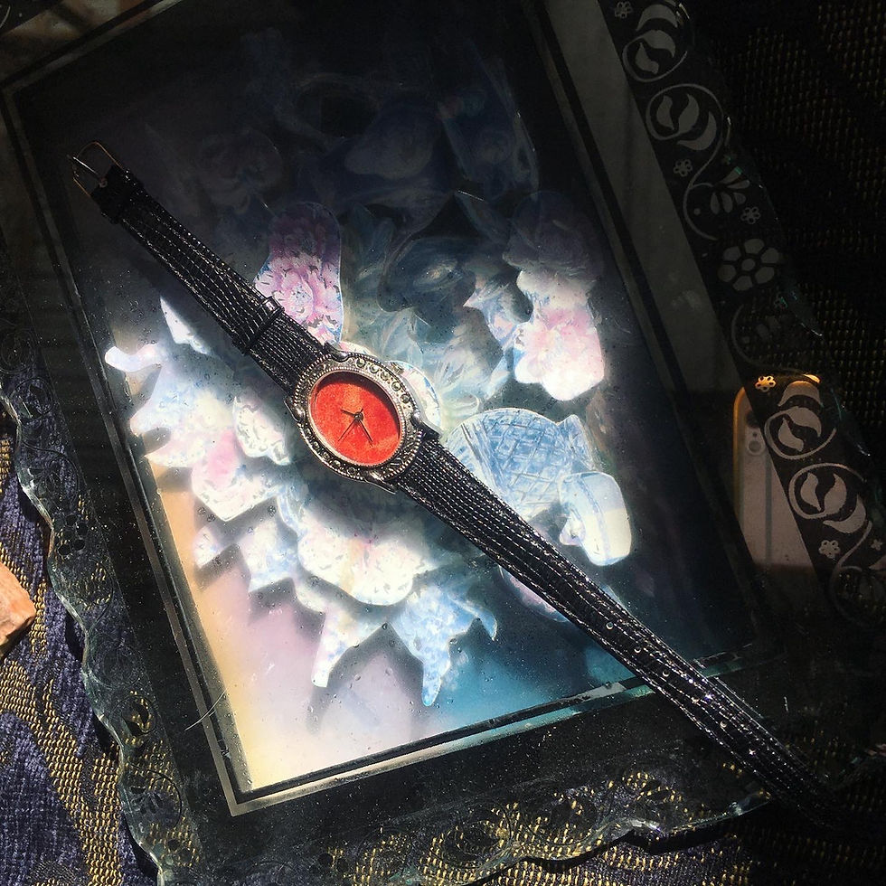 縮圖：Coral Watch | 稀少石 天然石 紅珊瑚 手錶