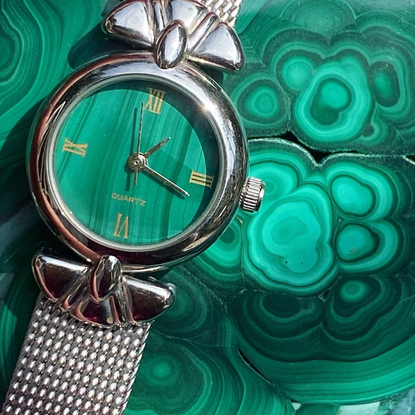Malachite Watch | 天然石 孔雀石 手錶