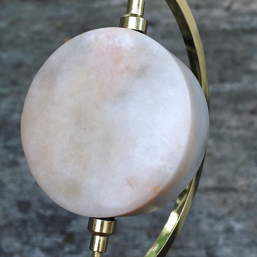 Thumbnail: Jade | 籽料 金絲玉 夢幻 粉色 星球 擺件