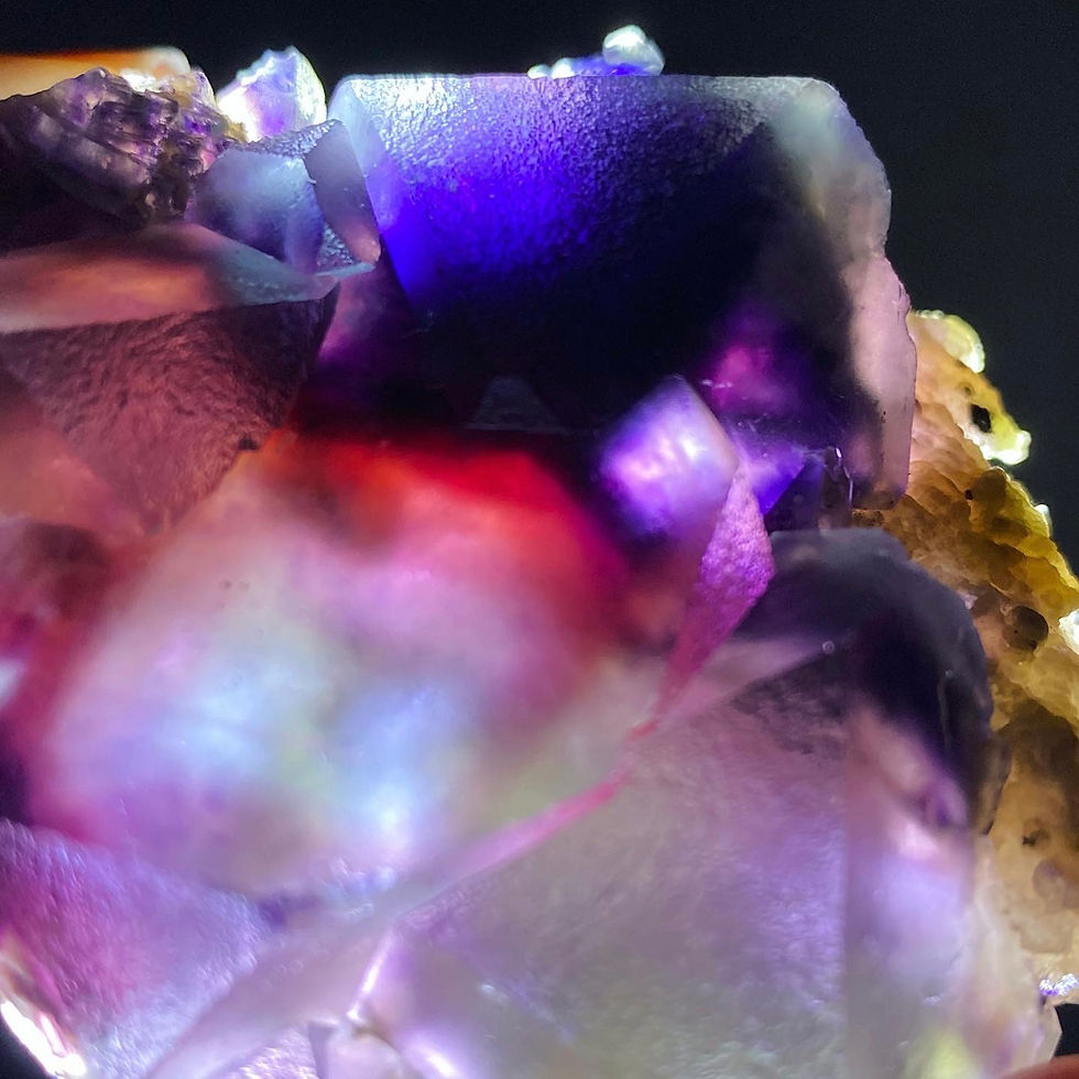 縮圖：Fluorite, Inner Mongolia | 內蒙古 七彩 幻影 螢石 標本