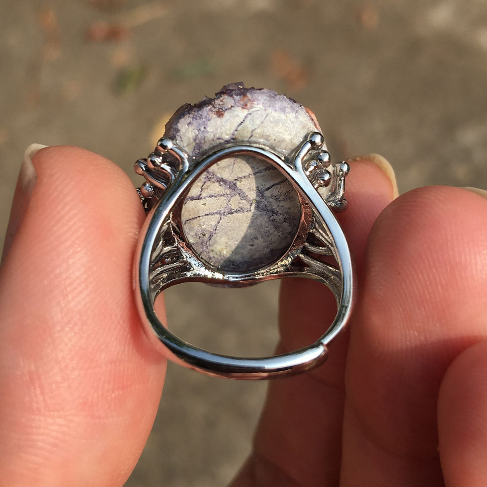 サムネイル： Fluorite | 天然 礦物 原石 標本 水晶 螢石 粉色白雲石 指環