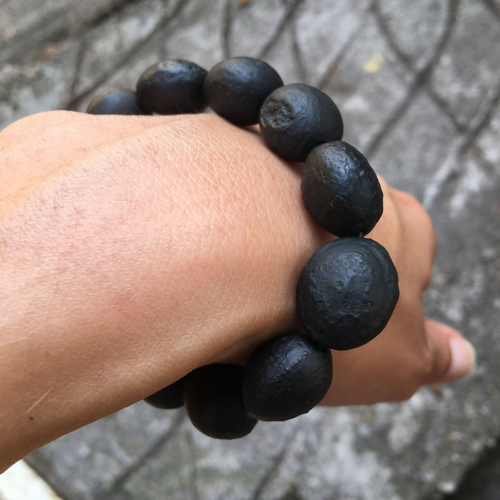サムネイル： Coming Soon | Gobi Agate | 天然 戈壁原石  黑珍珠 手鏈