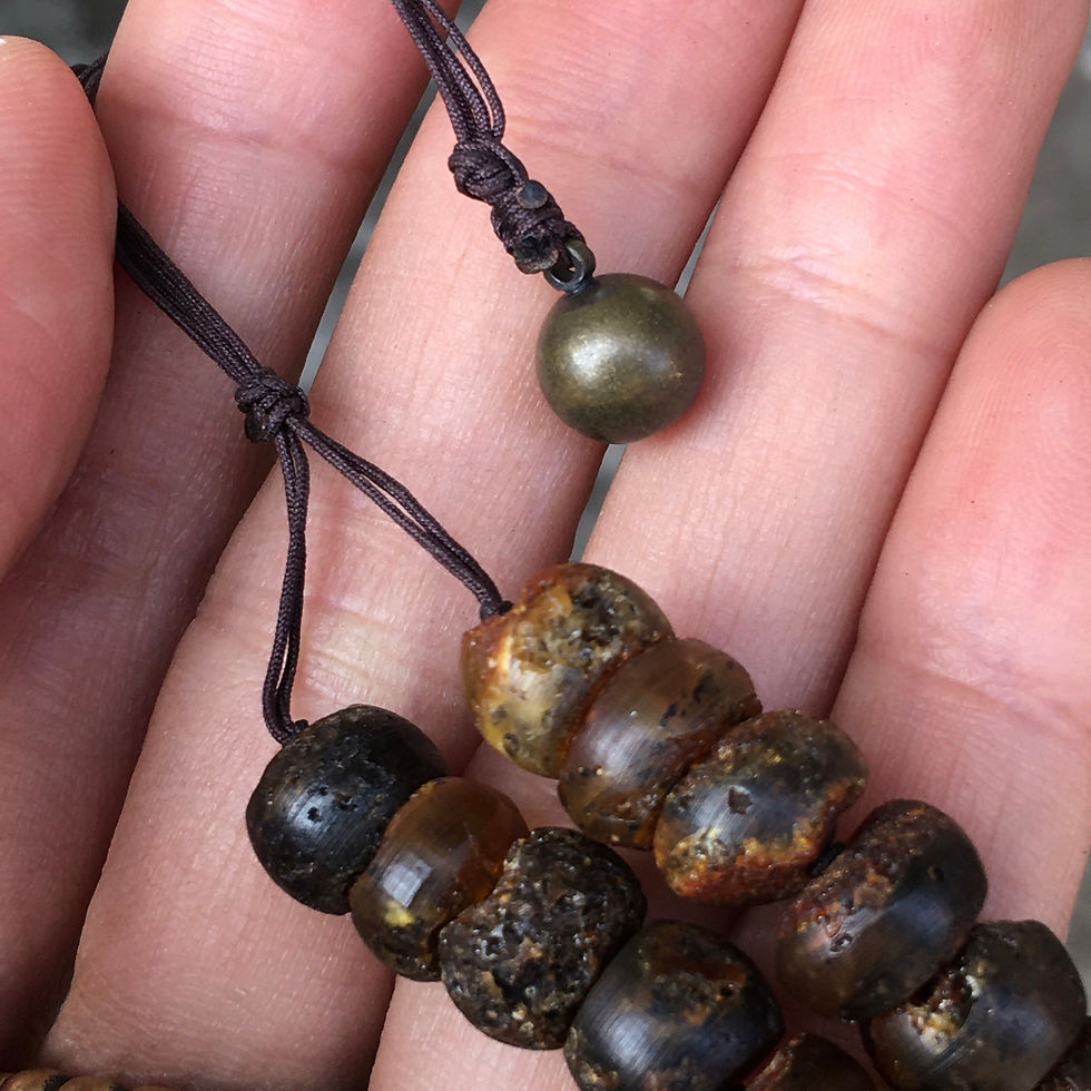 サムネイル： Coming Soon | Amber | 天然 古樸的 藥珀 手鏈 頸鏈 雙用款