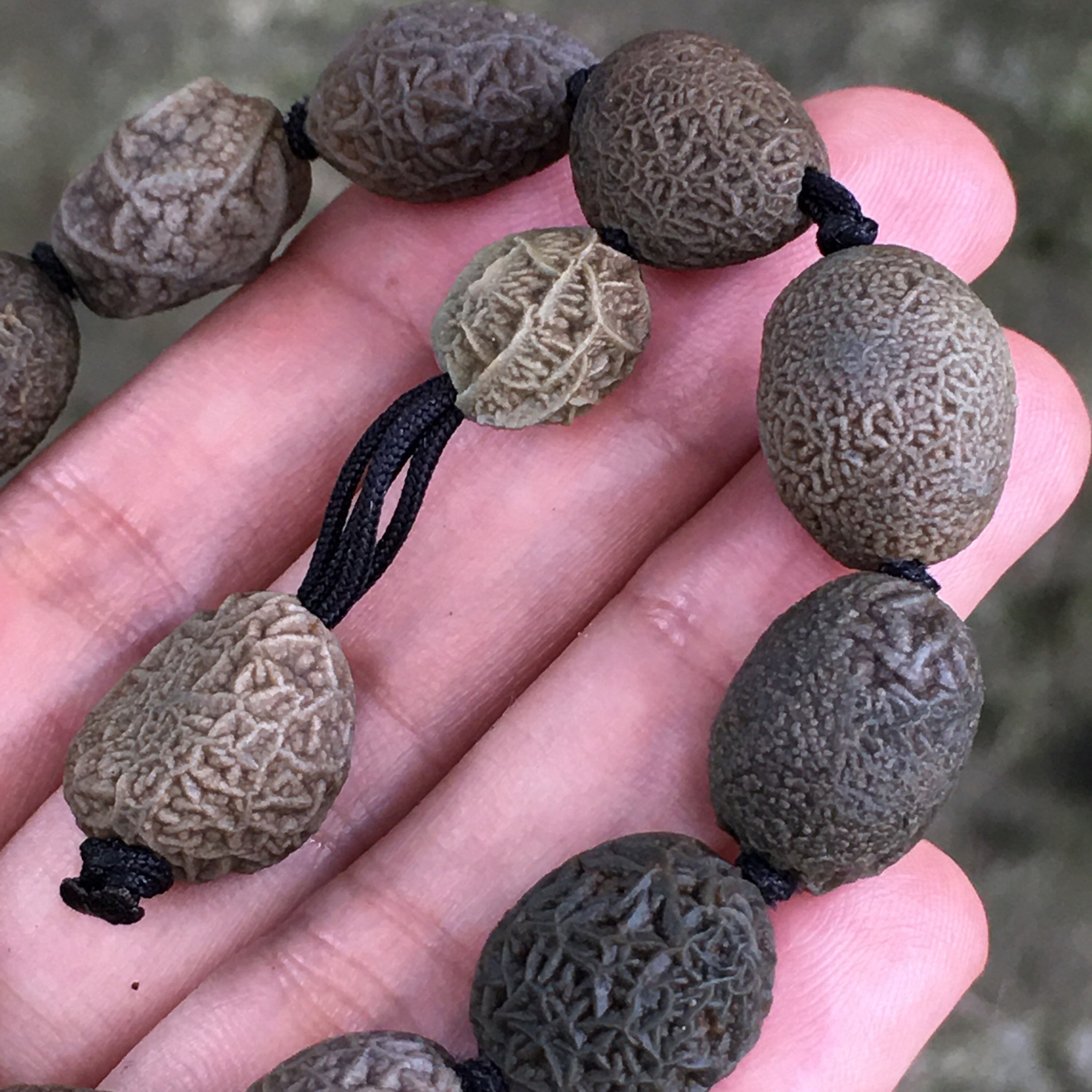 Gobi Agate | 天然原石 戈壁瑪瑙 嘉吉灘 筋脈石 手鏈