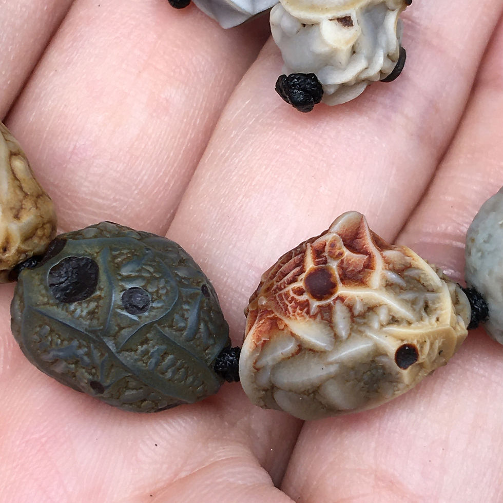 サムネイル： Coming Soon | Gobi Agate | 天然原石 戈壁瑪瑙 筋脈 眼睛石 共生 手鏈