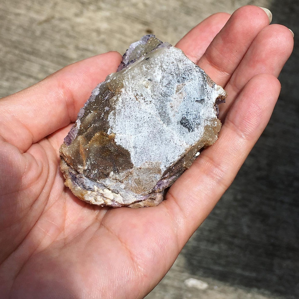 縮圖：QR Code Fluorite, Guizhou | 貴州 二維碼 紫白螢石
