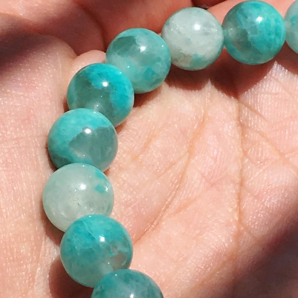 Thumbnail: Amazonite in Clear Quartz | 白水晶 包裹 天河石 手鍊