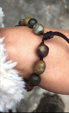 サムネイル： Gobi Agate | 天然原石 戈壁石 彩眼石 手鏈