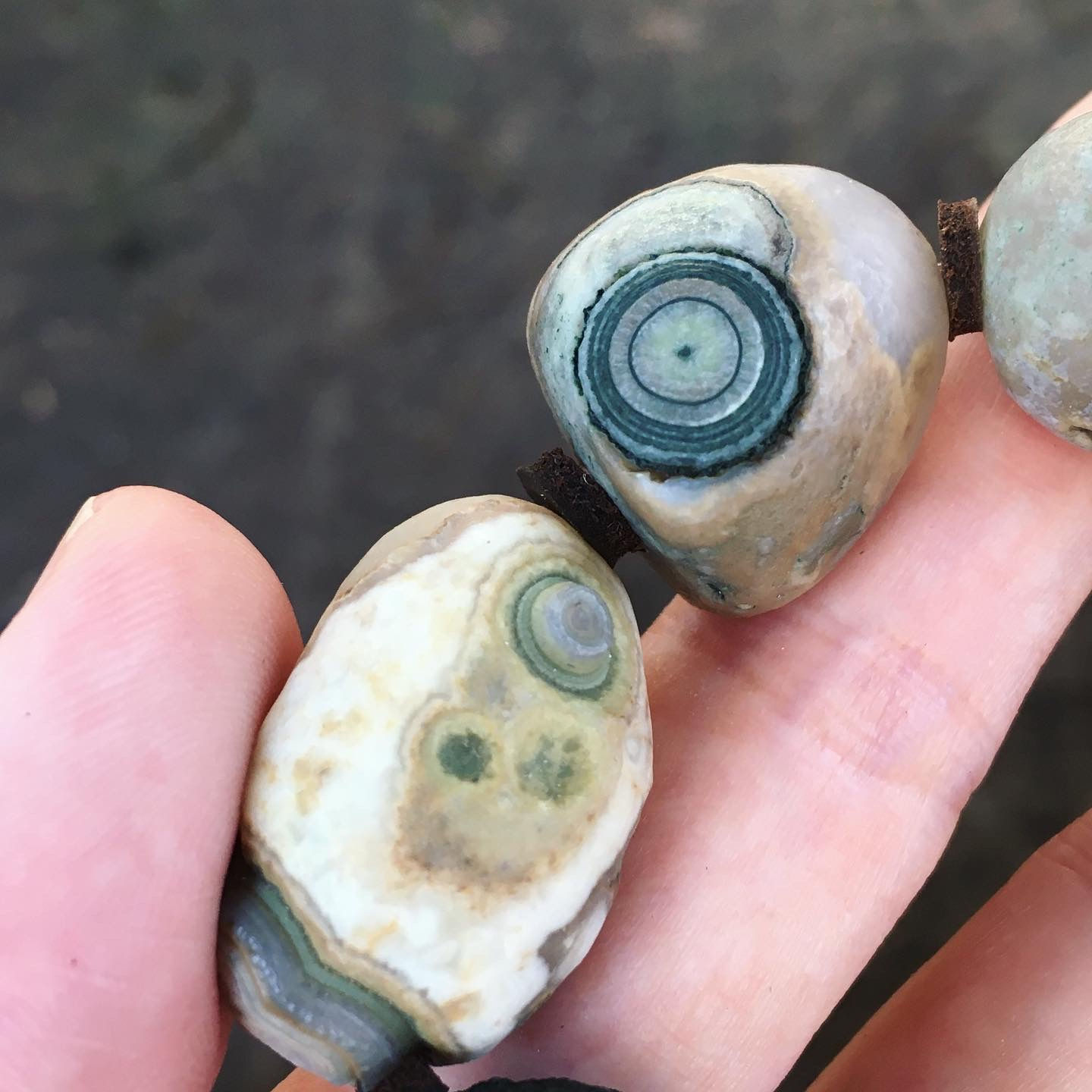 Gobi Agate | 天然原石 內蒙 綠眼 戈壁瑪瑙 手鏈