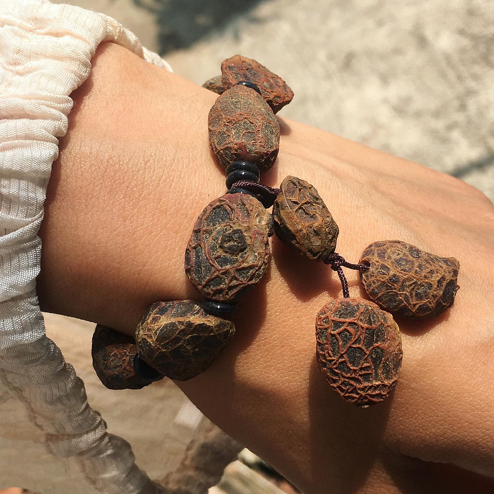 Thumbnail: Gobi Agate | 老品種 戈壁瑪瑙  紅線筋脈 手鏈