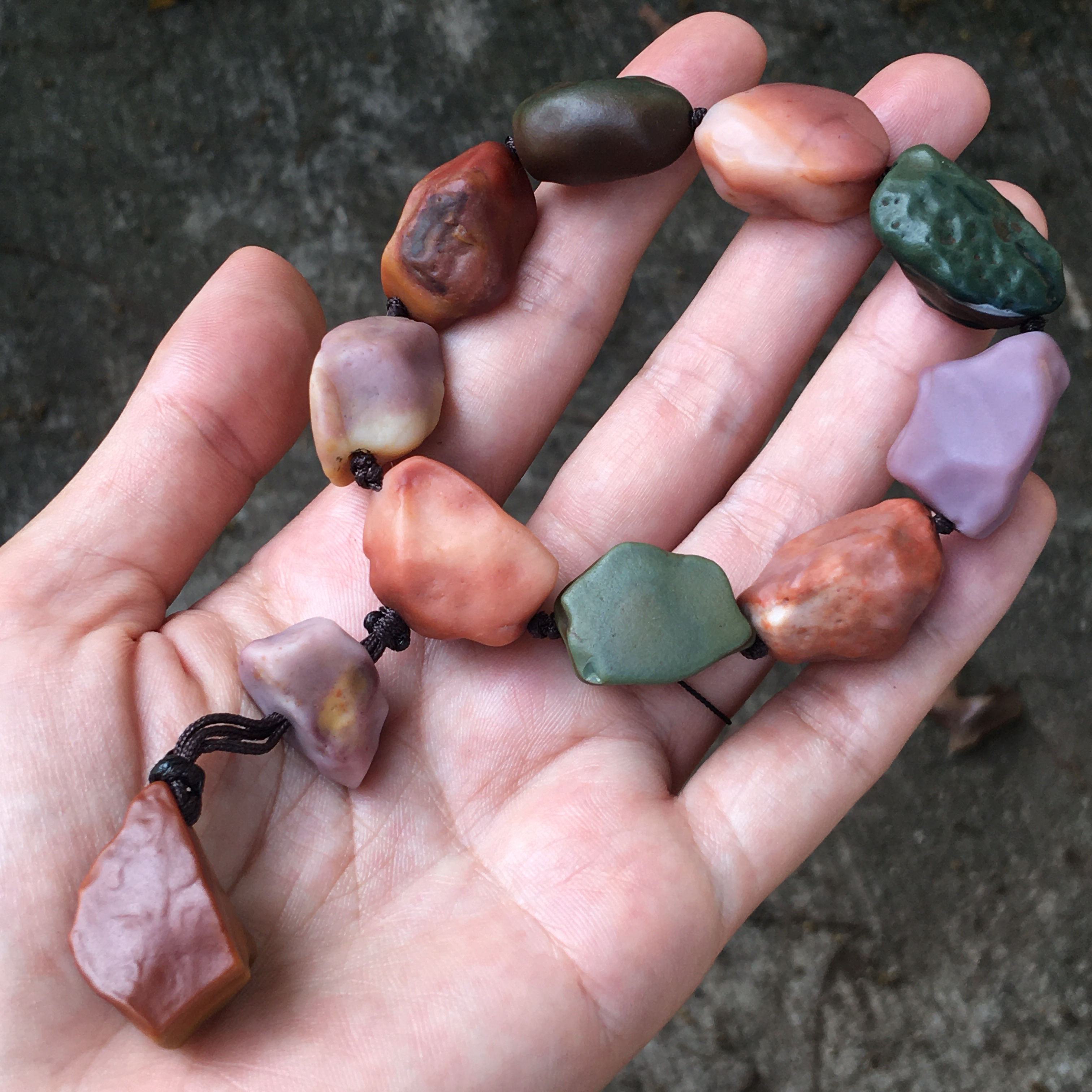 Coming Soon | Gobi Agate | 天然原石 戈壁石 彩泥 手鏈