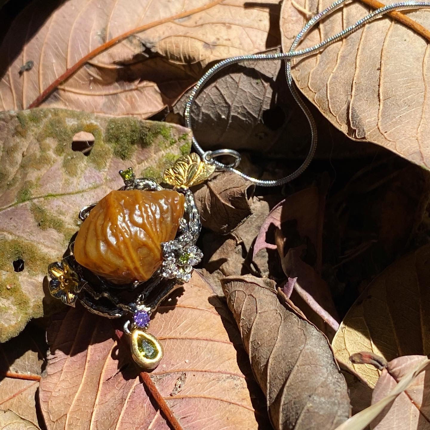 Gobi Agate | 戈壁 瑪瑙 原石 血脈 種子 頸鏈 GB27