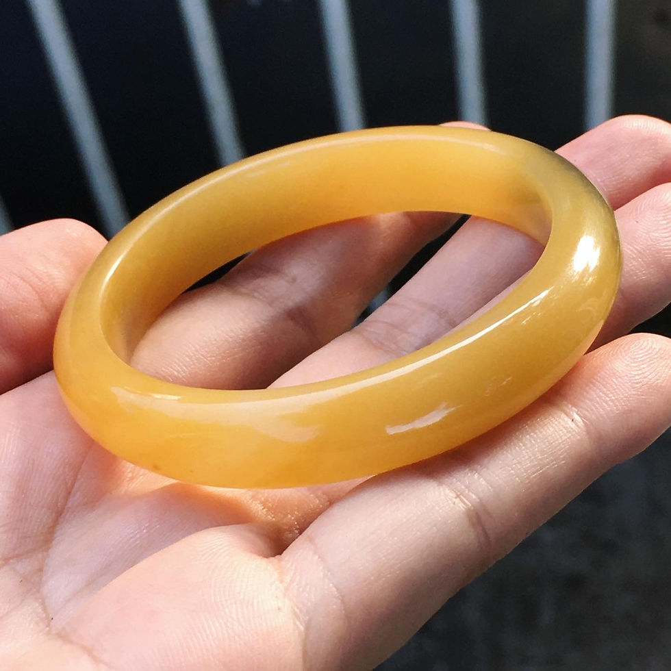 Thumbnail: Coming Soon | Jade | 收藏級 天然 籽料 凍料 輝煌 金絲玉 手鐲 53.1