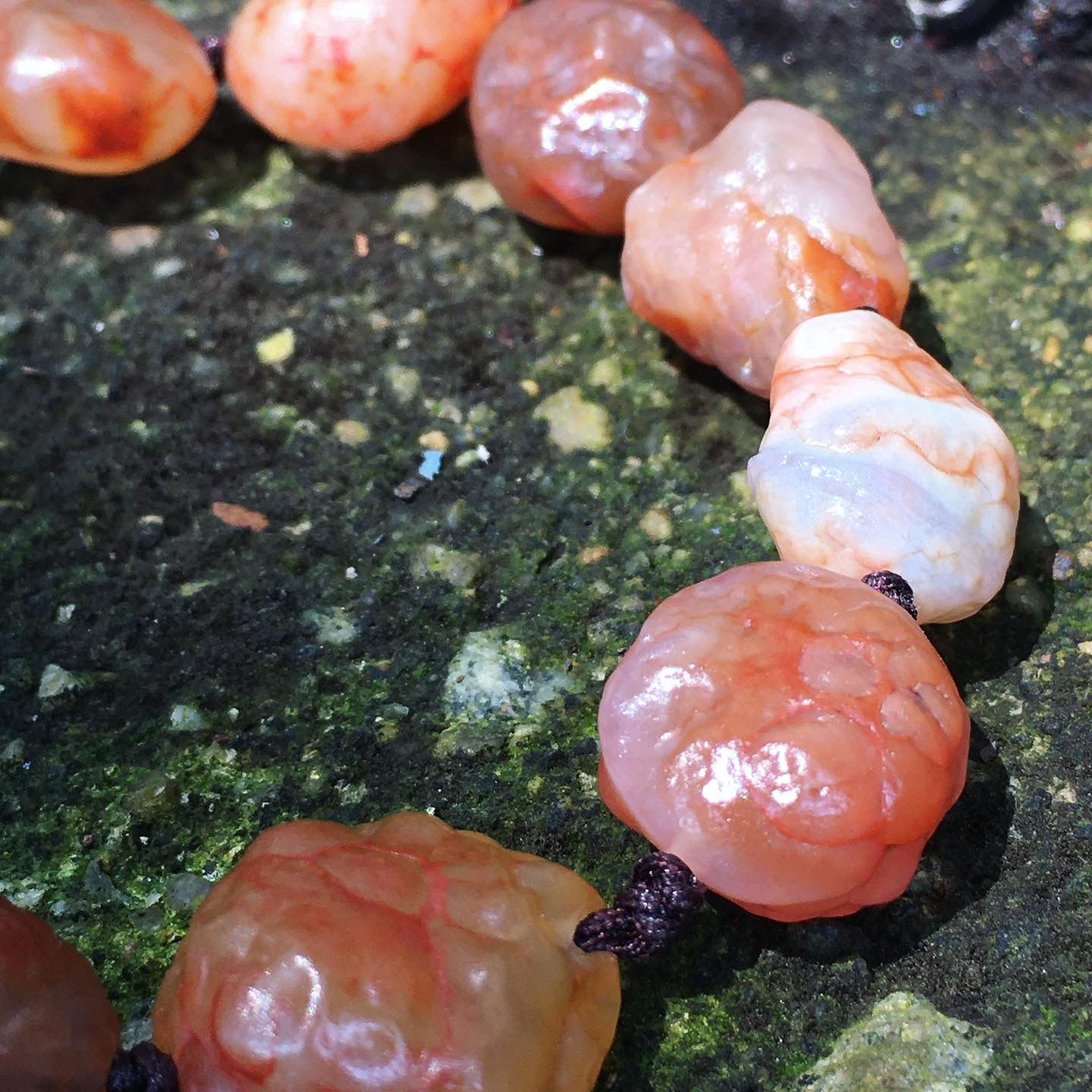 Gobi Agate | 收藏級 戈壁瑪瑙 冰絲血脈 手鏈