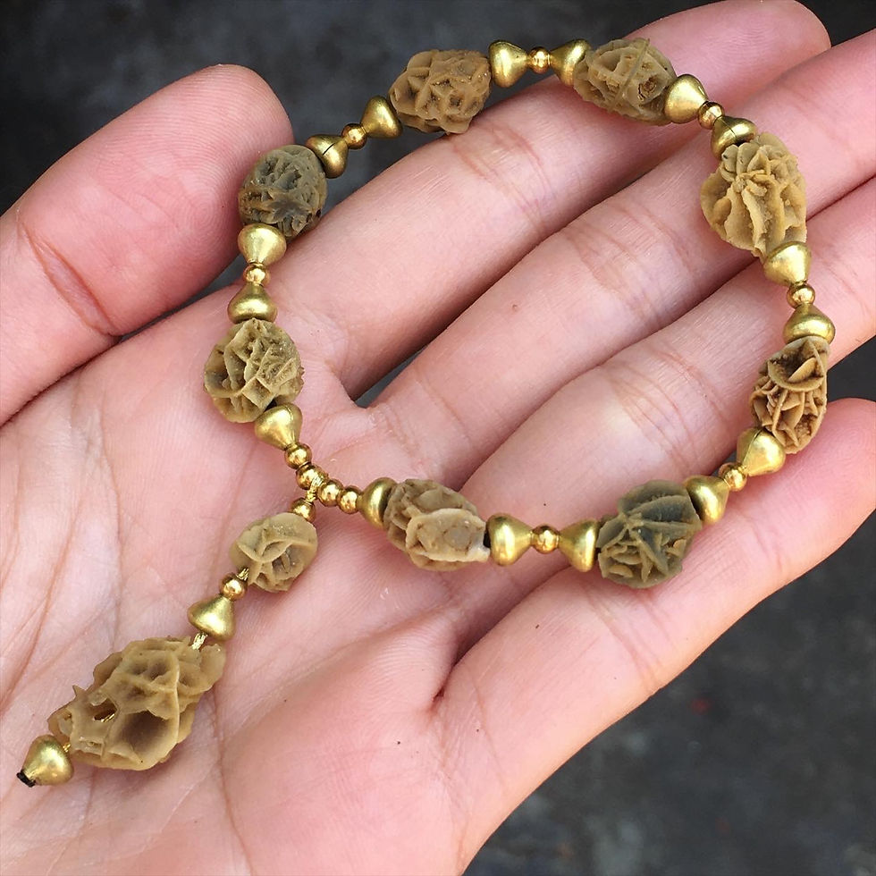 Gobi Agate | 天然原石 戈壁瑪瑙 深紋理 筋脈 手鏈 (網頁限定)