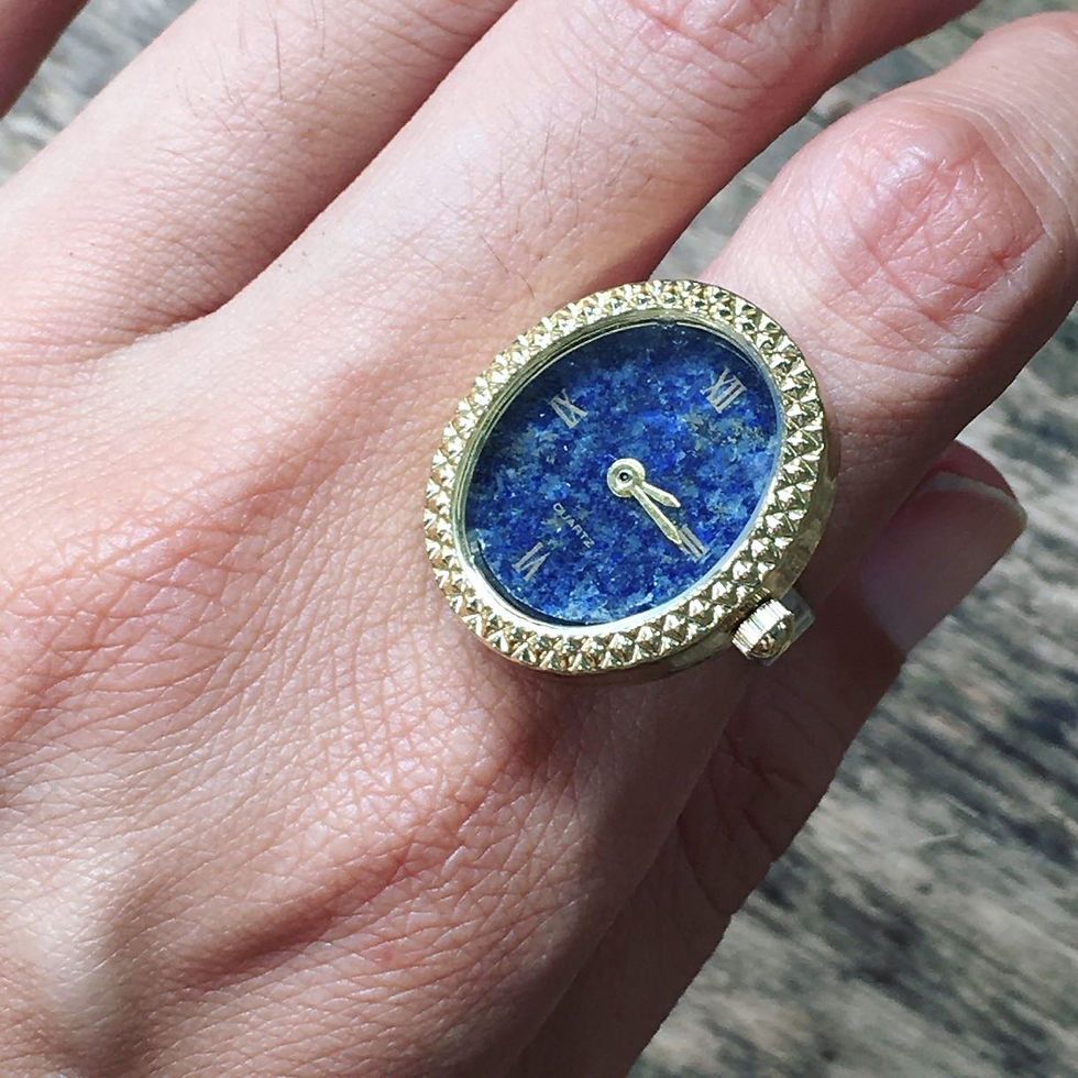 サムネイル： Lapis Lazuli | 天然石 青金石 指環 手錶