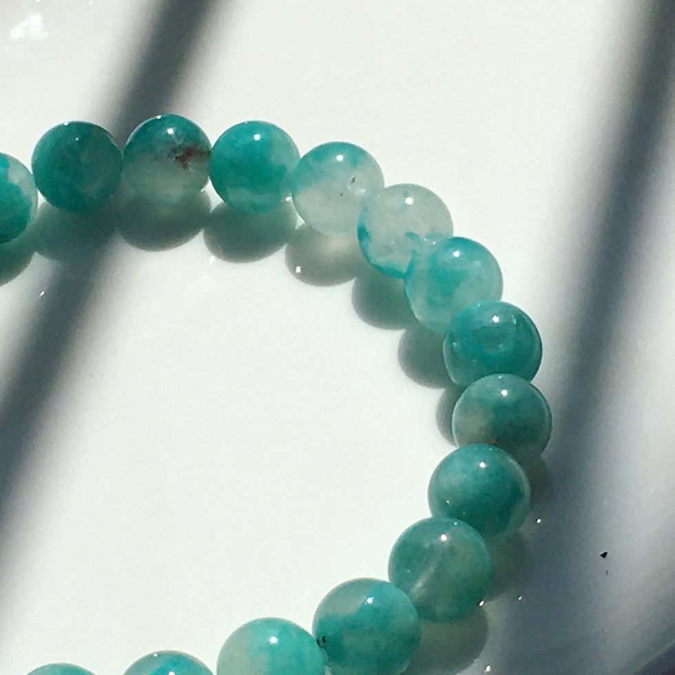 Thumbnail: Amazonite in Clear Quartz | 白水晶 包裹 天河石 手鍊