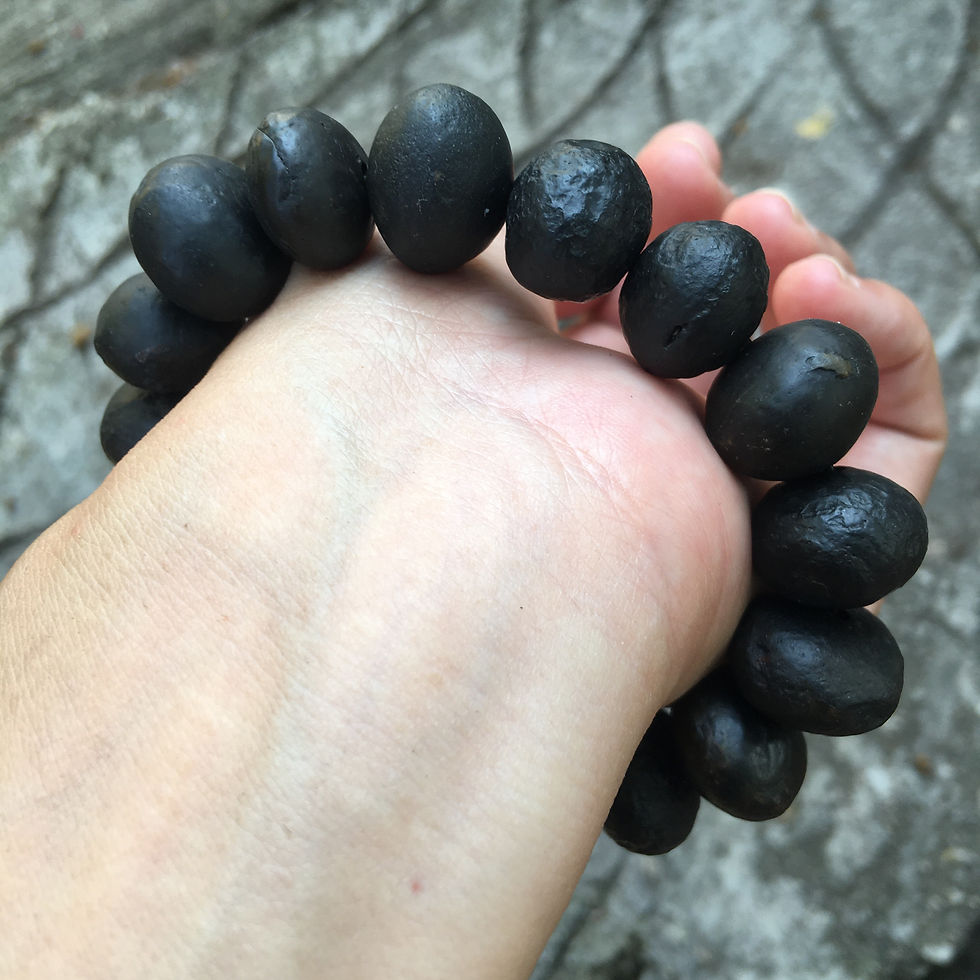 サムネイル： Coming Soon | Gobi Agate | 天然 戈壁原石  黑珍珠 手鏈