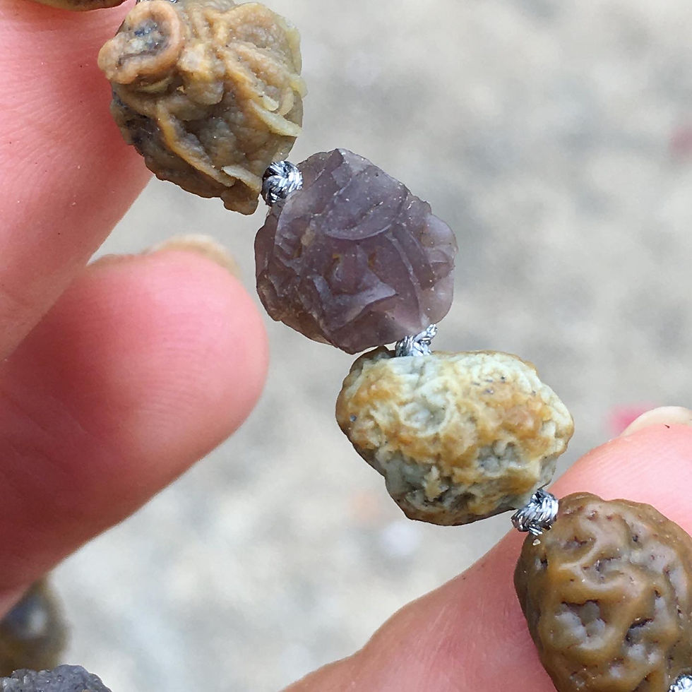サムネイル： Coming Soon | Gobi Agate | 天然原石 戈壁瑪瑙 花脈 頸鏈