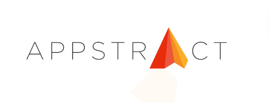 Logo Appstract blanco