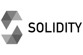 solidity logo blanco
