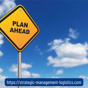 A yellow sign saying "Plan Ahead" with a blue sky behind it