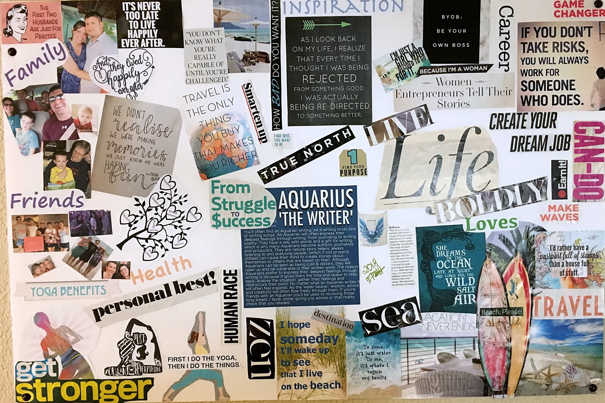 vision board example