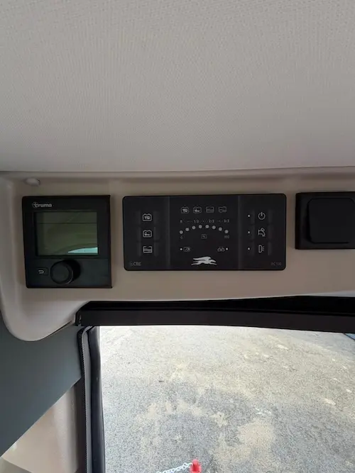 Laika Kosmo Supremo CV60 van pannelli comandi