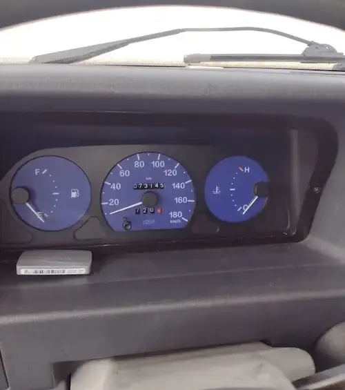 Caravan International Carioca mansardato cruscotto