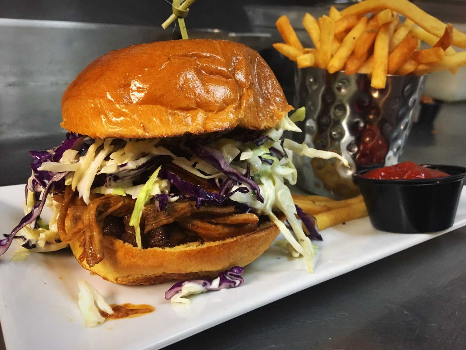 Spicy BBQ Pork Sandy