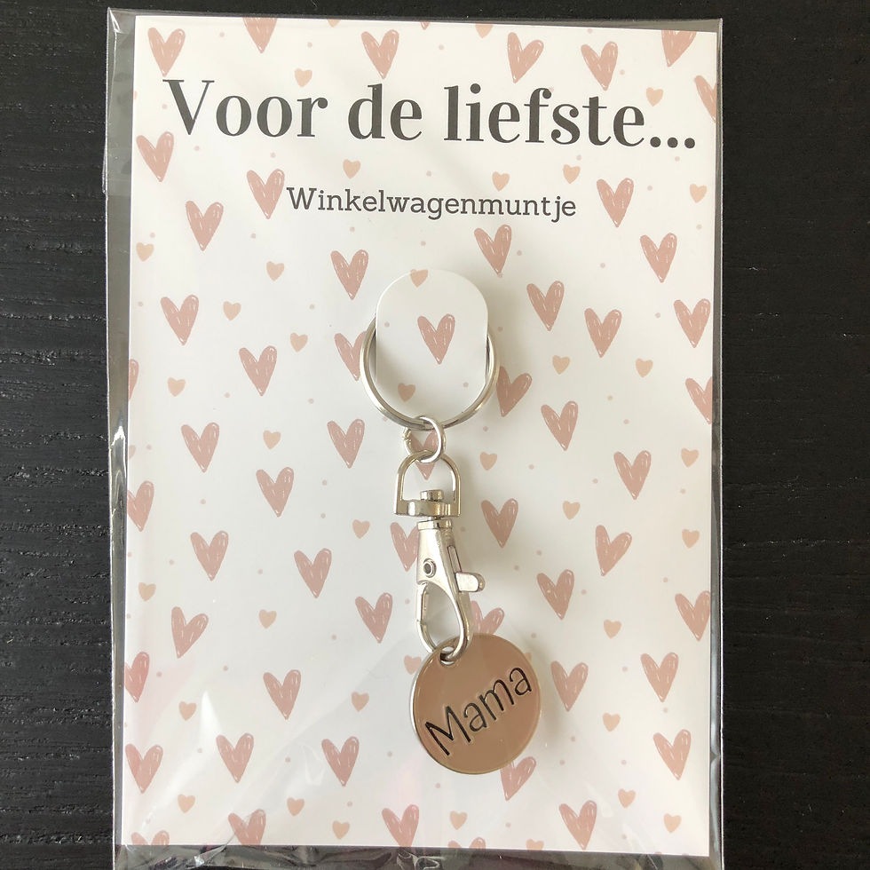 Sleutelhanger " Voor de liefste mama"