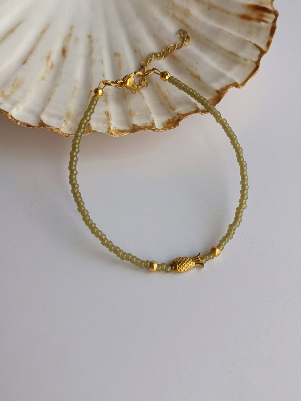 Βραχιόλι Με Ατσάλινο Ψαράκι | TORTORA STUDIO