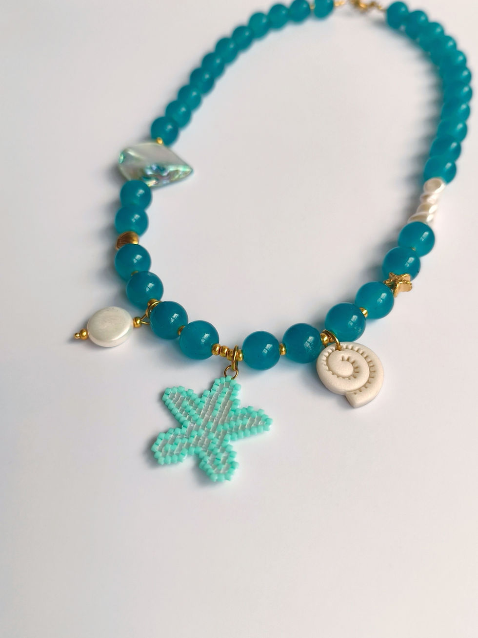 Χειροποίητο Κολιέ Με Charms | TORTORA STUDIO