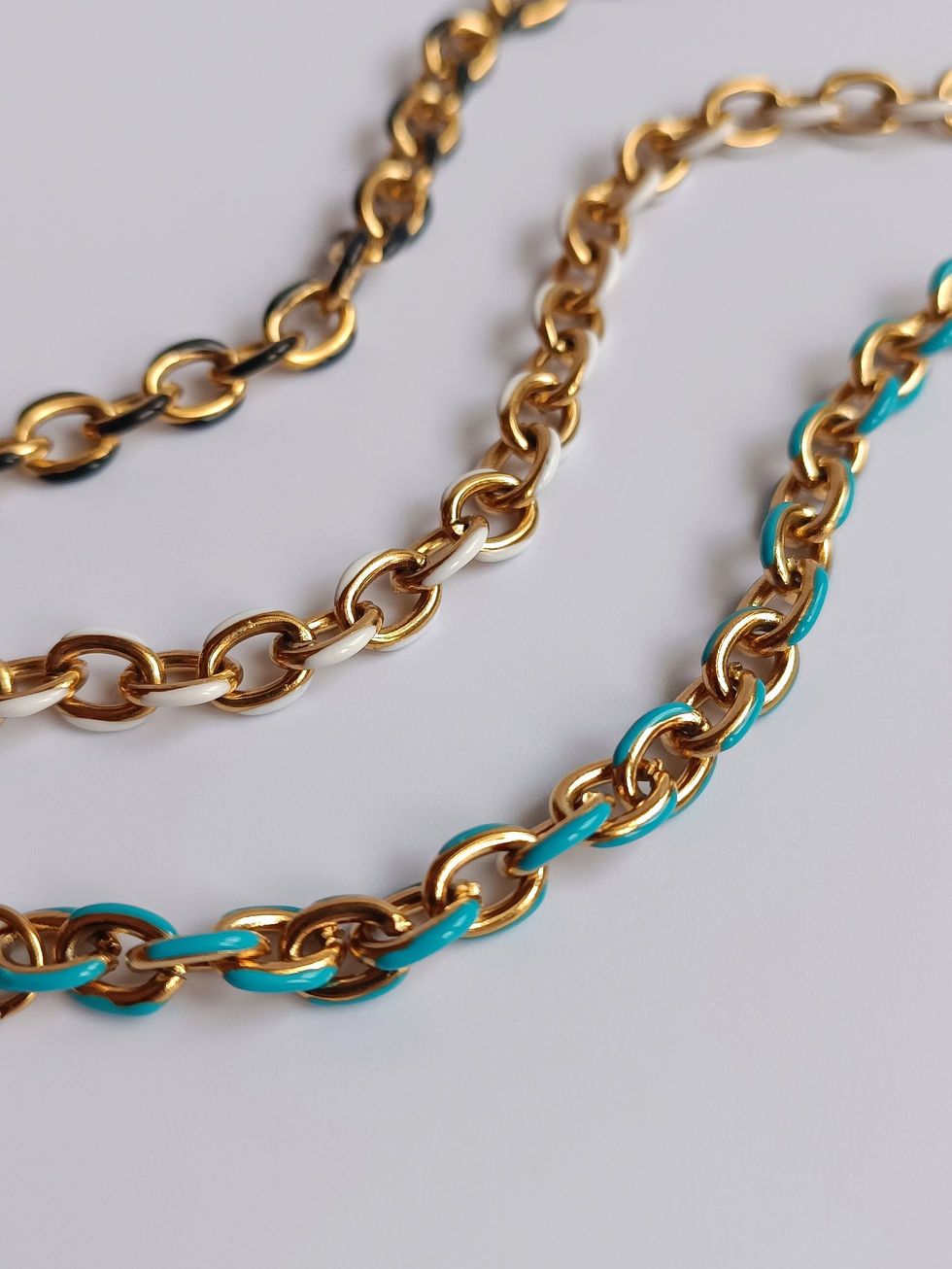 Ατσάλινο Βραχιόλι Με Σμάλτο | TORTORA STUDIO