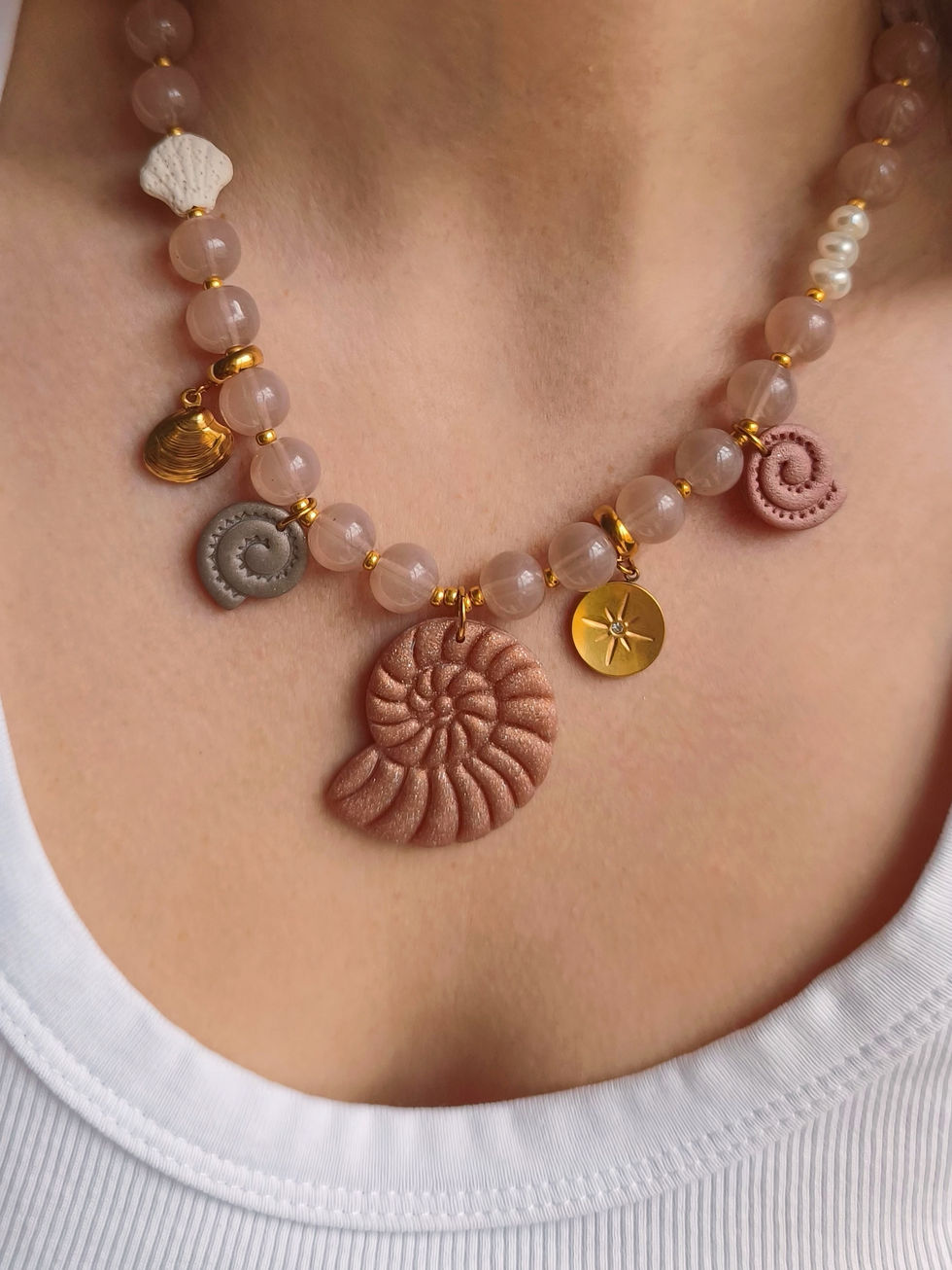 Χειροποίητο Κολιέ Με Charms | TORTORA STUDIO