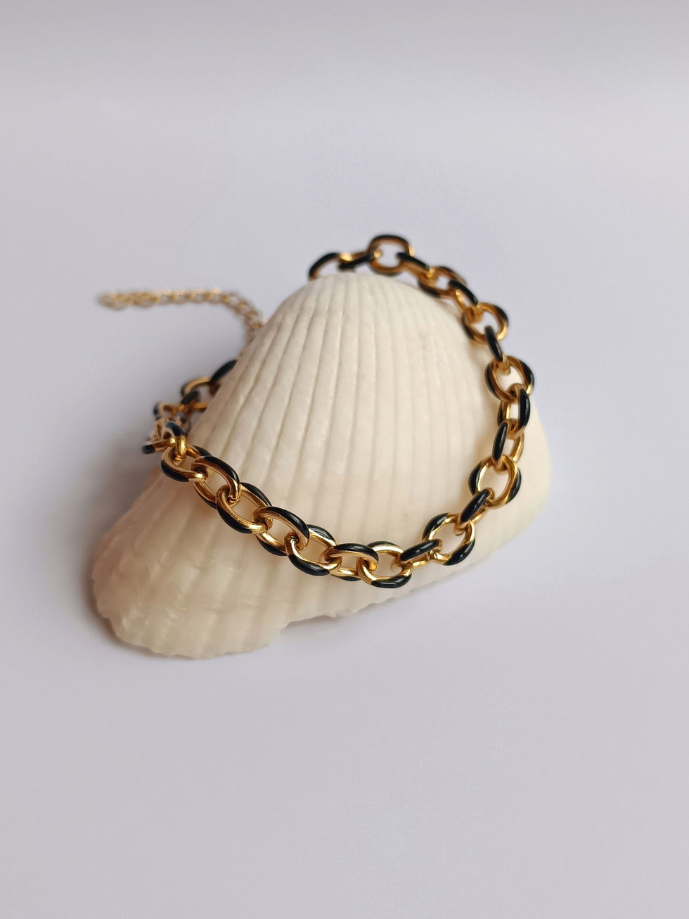 Ατσάλινο Βραχιόλι Με Σμάλτο | TORTORA STUDIO