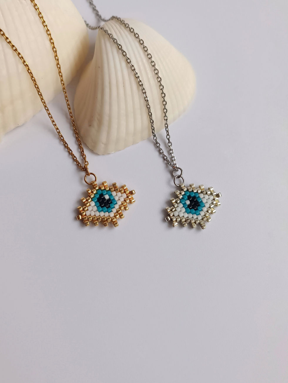 Κολιέ Ματάκι Με Χάντρες Miyuki | TORTORA STUDIO