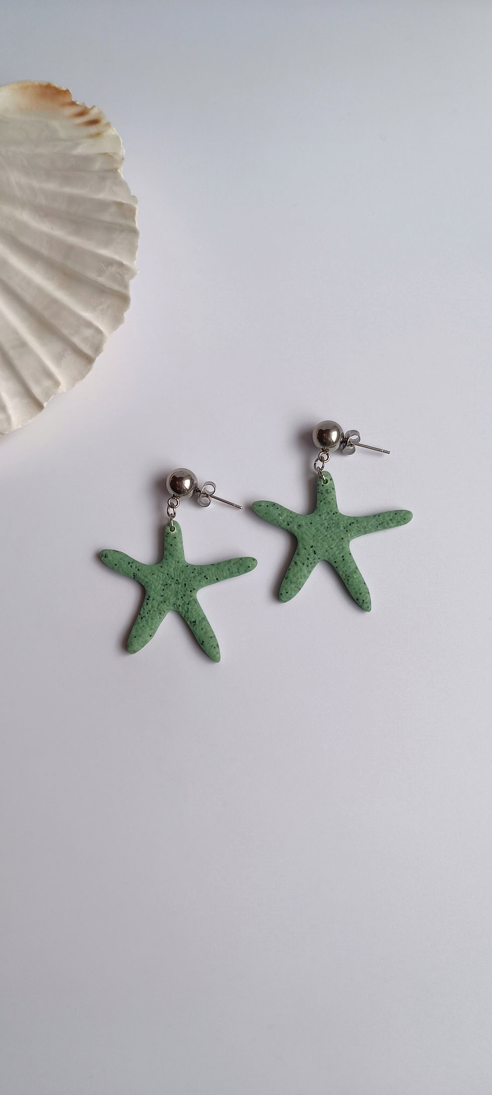 Σκουλαρίκια Αστερίας Από Πολυμερικό Πηλό  | TORTORA STUDIO