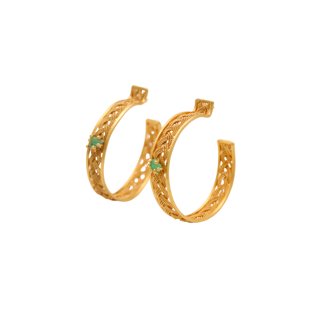 Maxi Candonga Filigrana Esmeralda