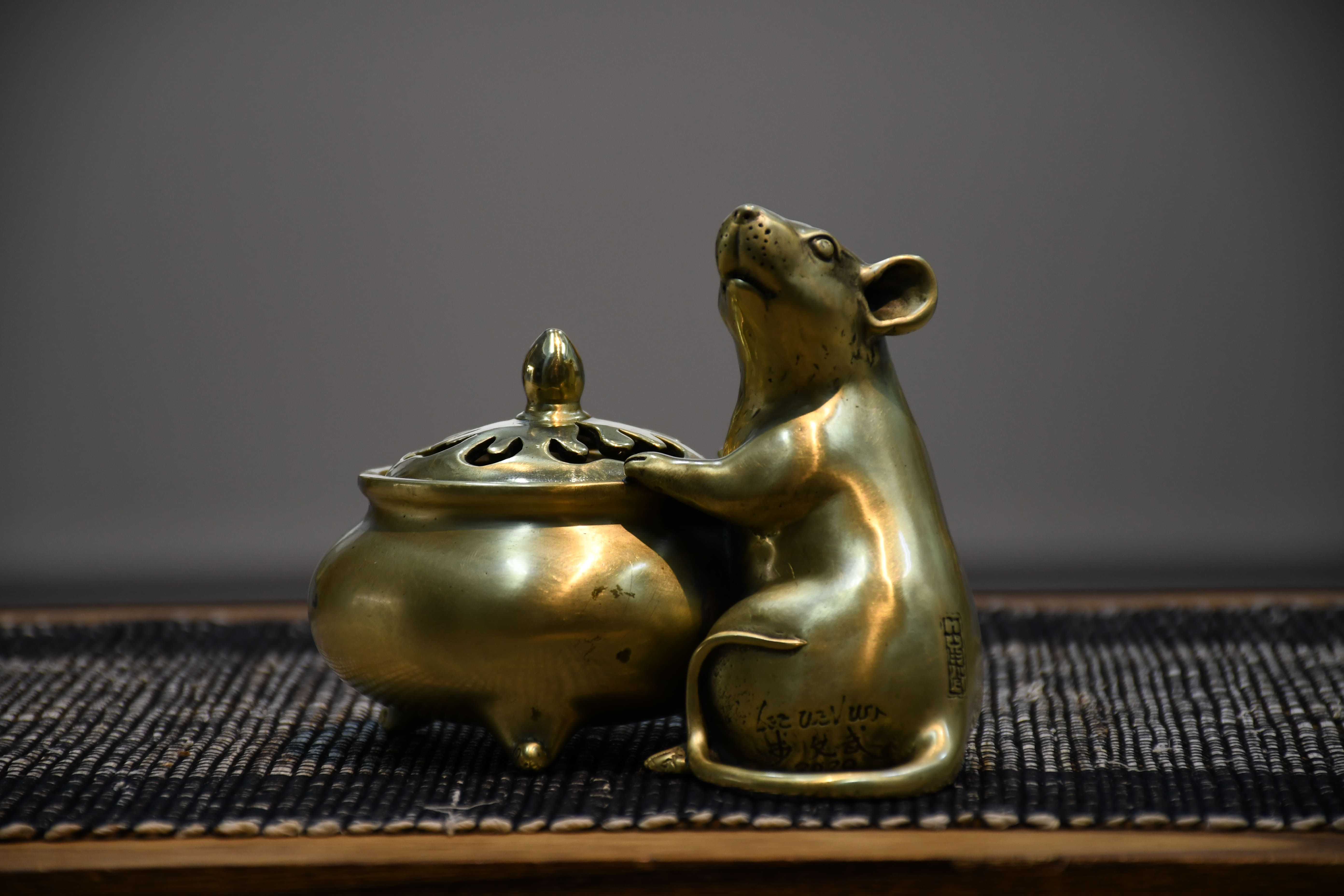 十二生肖香爐系列 | 鼠(小)