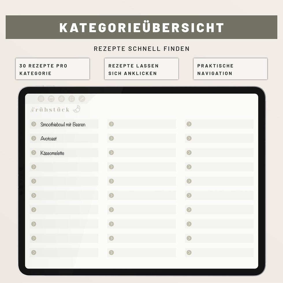 Miniaturbild: Digitales Rezeptbuch Olive