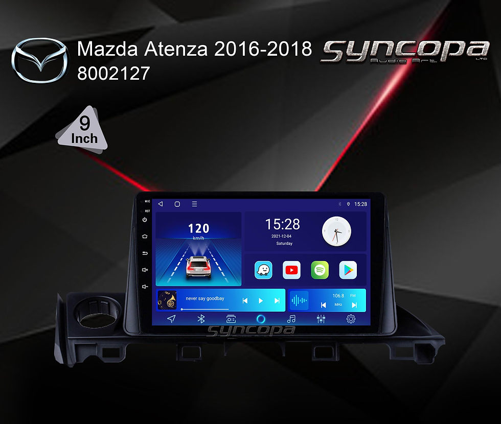 מערכת מולטימדיה תואם מקור מאזדה 6 2016-2018