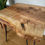 Thumbnail: Solid Ash live edge side table with hairpin legs
