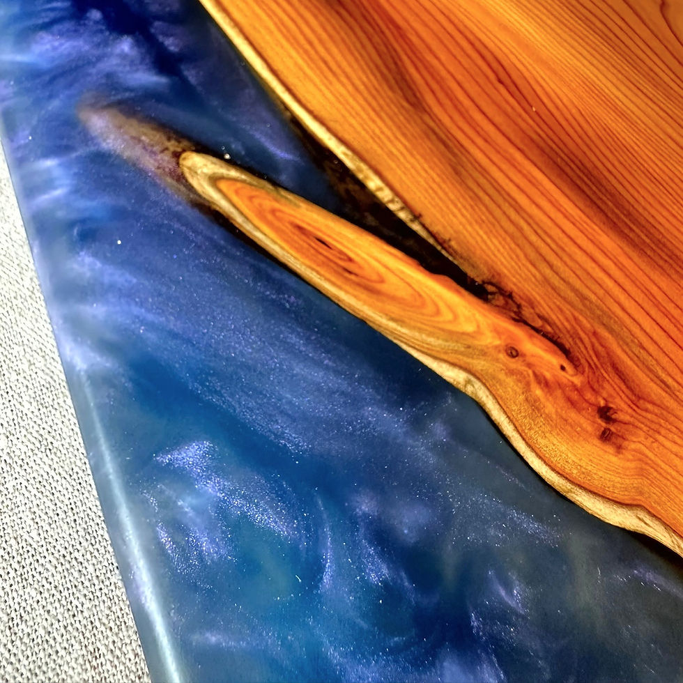 Thumbnail: Storm Coast: Yew & blue violet resin