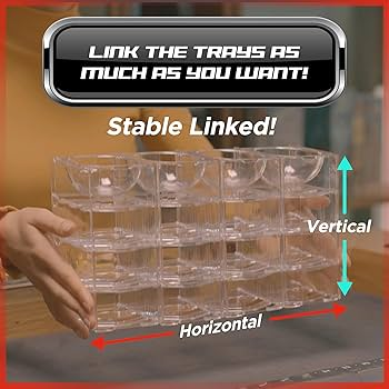 Link the trays as much as you want