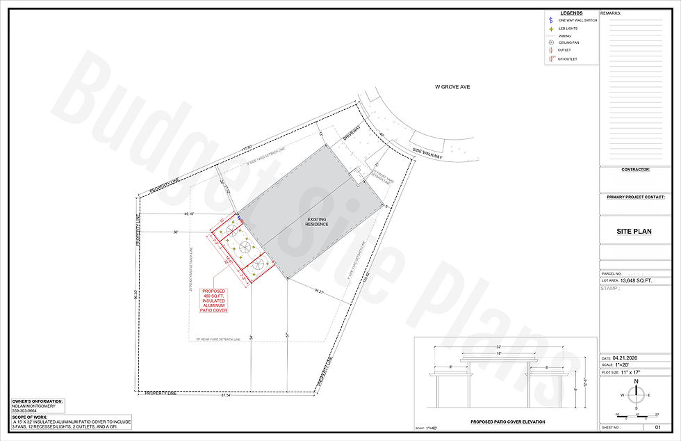 Standard Site plan